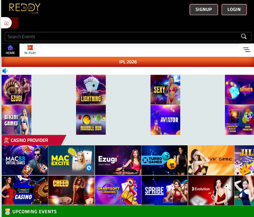 Reddybook - Official Betting Exchange India